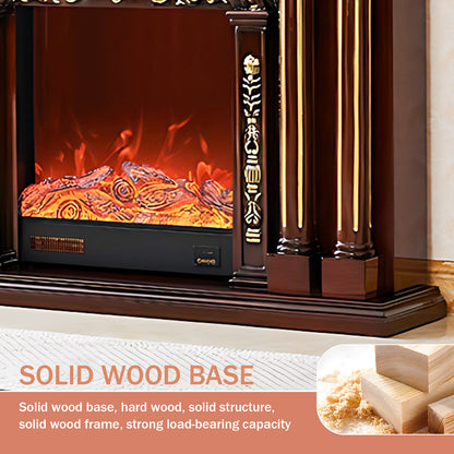 Aihm-Lon  Modern Electric Fireplace Heater with Mantel 59.05"