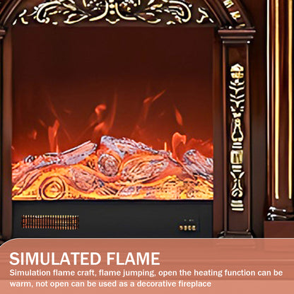 Aihm-Lon  Modern Electric Fireplace Heater with Mantel 59.05"