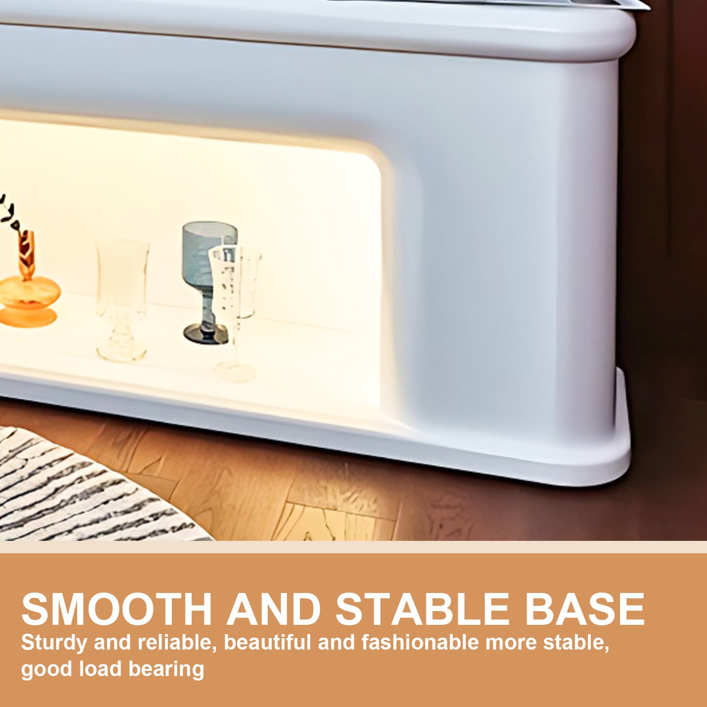 Aihm-Lon Electric Fireplace Modern TV Stands with Storage 70.86"