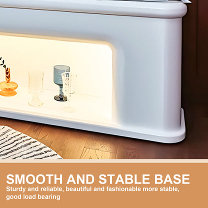 Aihm-Lon Electric Fireplace Modern TV Stands with Storage 70.86"