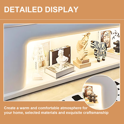 Aihm-Lon Electric Fireplace Modern TV Stands with Storage 70.86"