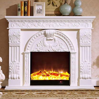 Aihm-Lon Electric Fireplace with Realistic Flame Remote Control 59.05"