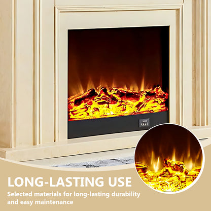 Aihm-Lon Electric Fireplace with LED Lights Remote Control 59.05"