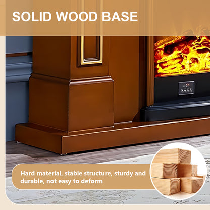 Aihm-Lon Electric Fireplace with Remote Control Realistic Flame 59.05"