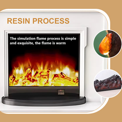 Aihm-Lon Electric Fireplace with Remote Control Realistic Flame 59.05"
