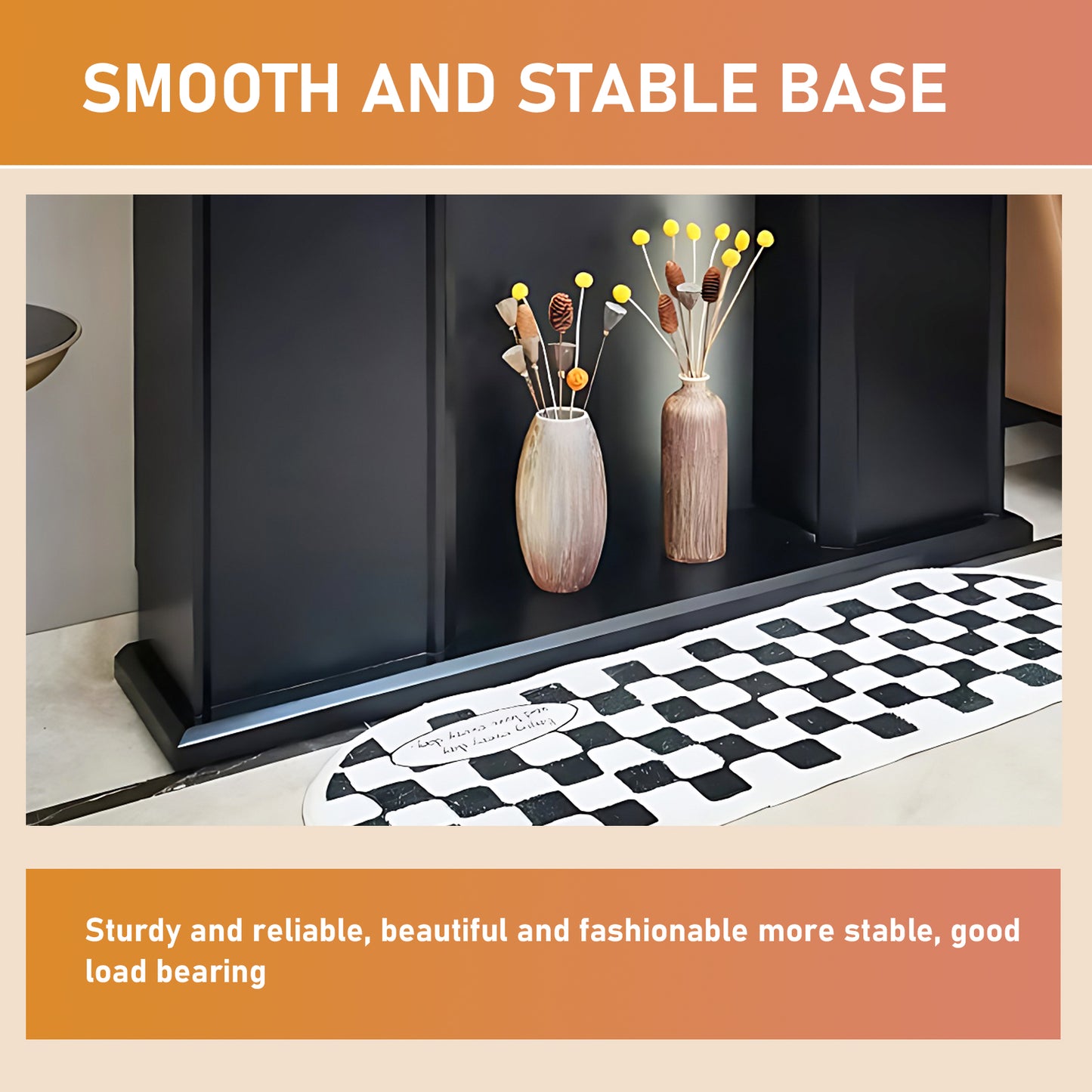 Aihm-Lon Square Electric Fireplace with Storage 43.3"-54.33"