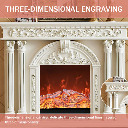 Aihm-Lon Freestanding Decorative Electric Fireplace 59"