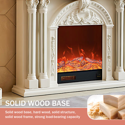 Aihm-Lon Freestanding Electric Fireplace Heater  31"