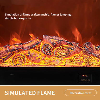 Aihm-Lon Decorative Electric Fireplace with Simulated Flame 59.05"