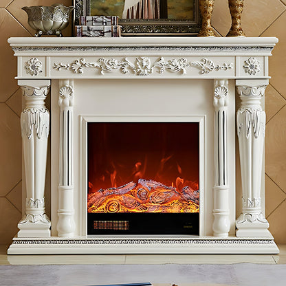 Aihm-Lon Electric Fireplace Heater with Simulated Flame 59.05"