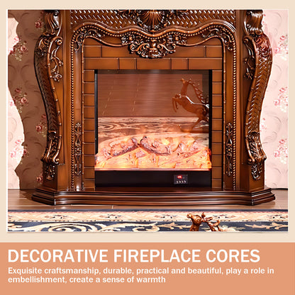 Aihm-Lon Electric Fireplace with Mantel  Decorative Flame 47.24"