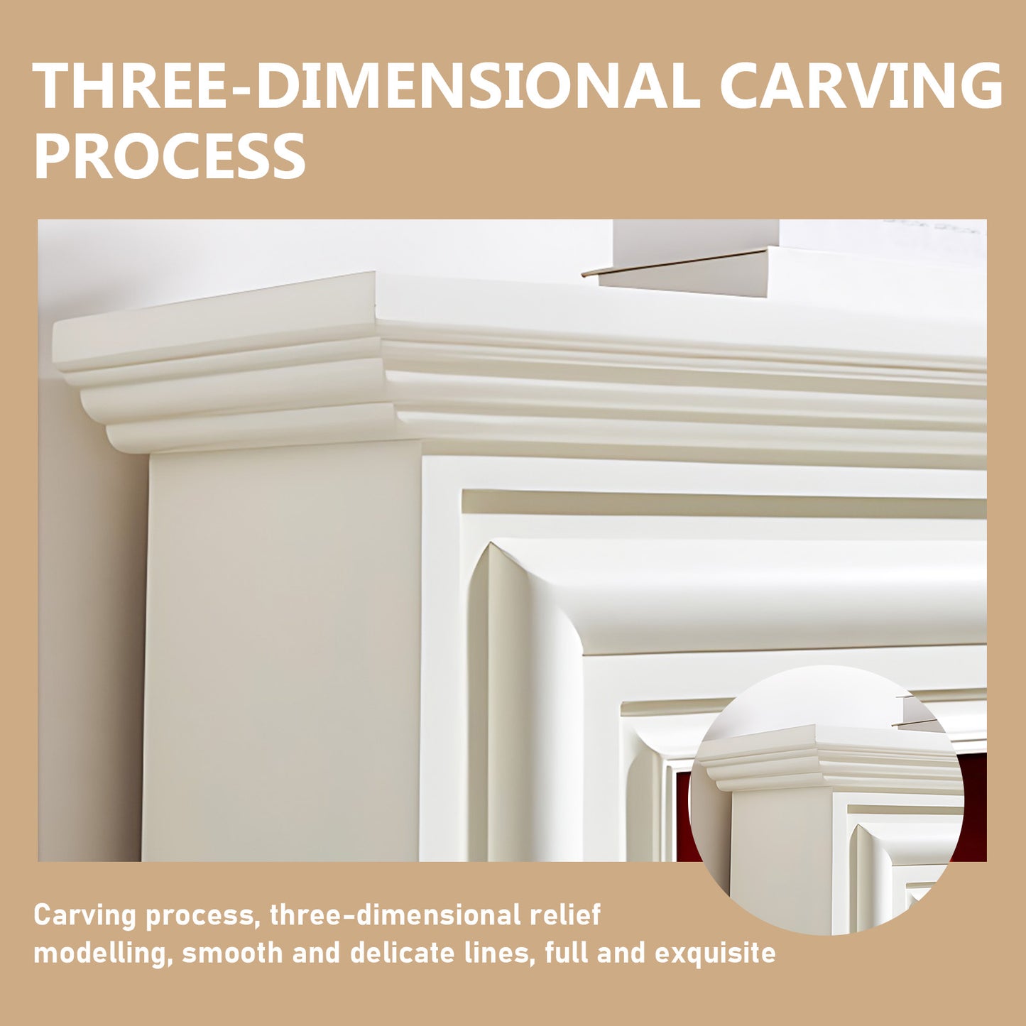 Aihm-Lon Large Electric Fireplace TV Stand with Remote Control 70.86"-78.24"