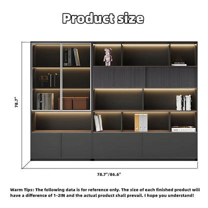 Aihm-Lon Executive Desk with Wooden Tabletop 78.74"-125.98"