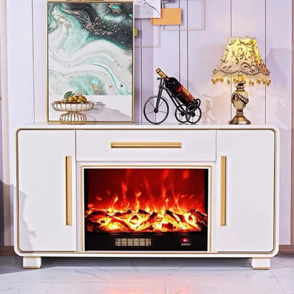 Aihm-Lon Freestanding Electric Fireplace Ample Storage Space 63”