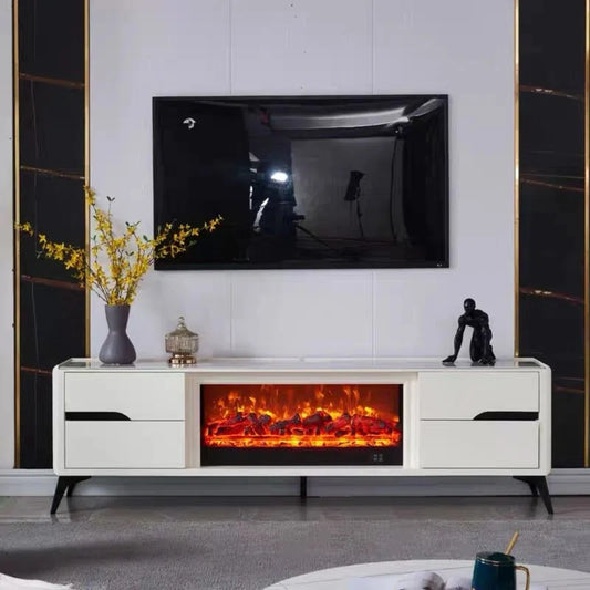 Aihm-Lon Modern Electric Fireplace Includes Exquisite Texture 79”