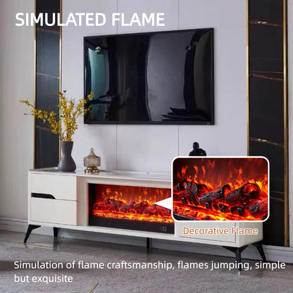 Aihm-Lon Modern Electric Fireplace Includes Exquisite Texture 79”