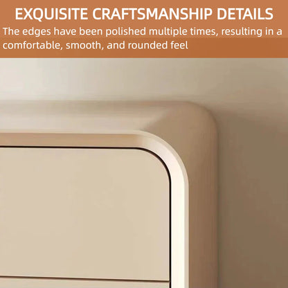 Aihm-Lon Indoor Electric Fireplace with Side Cabinet and 3 Drawers 79”-87"