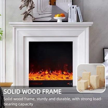 Aihm-Lon Tall Electric Fireplace with Modern Minimalist Design 47”-59”