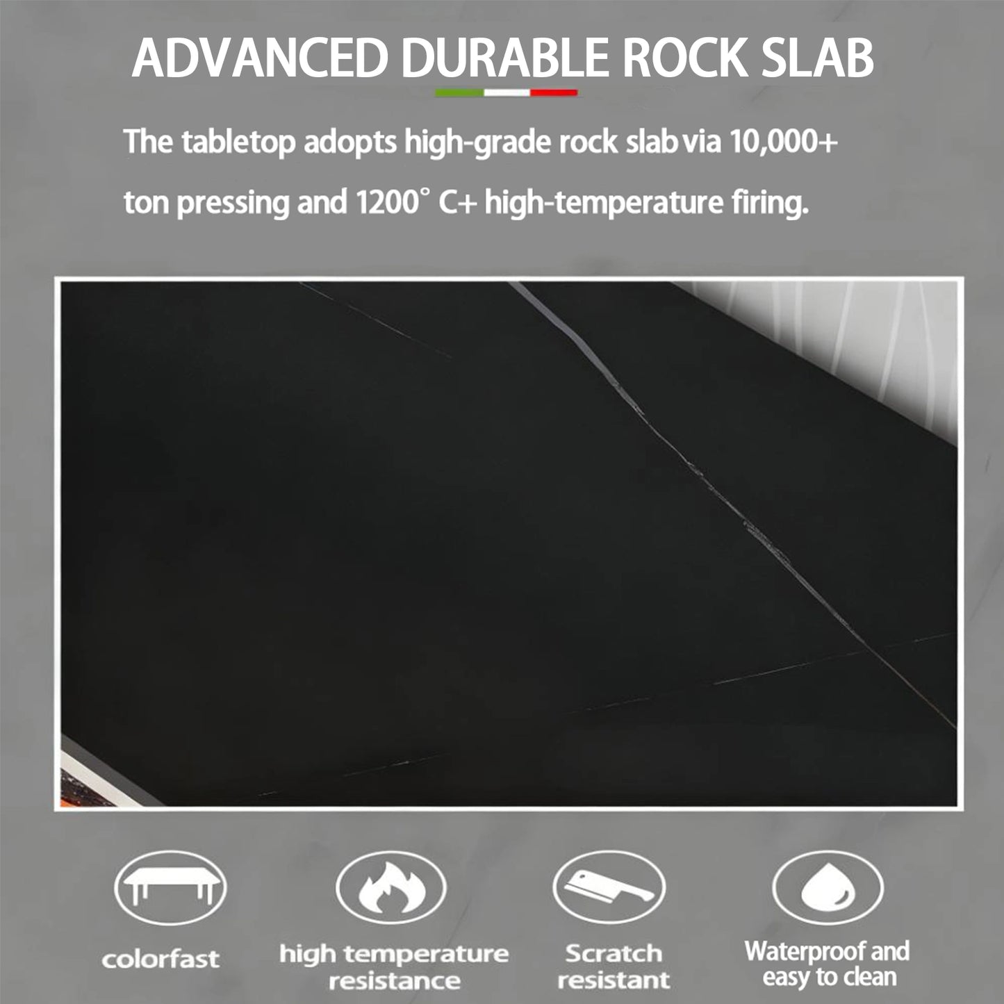 Aihm-Lon Electric Fireplace with Realistic Flame and 2 Storage Drawers 79”