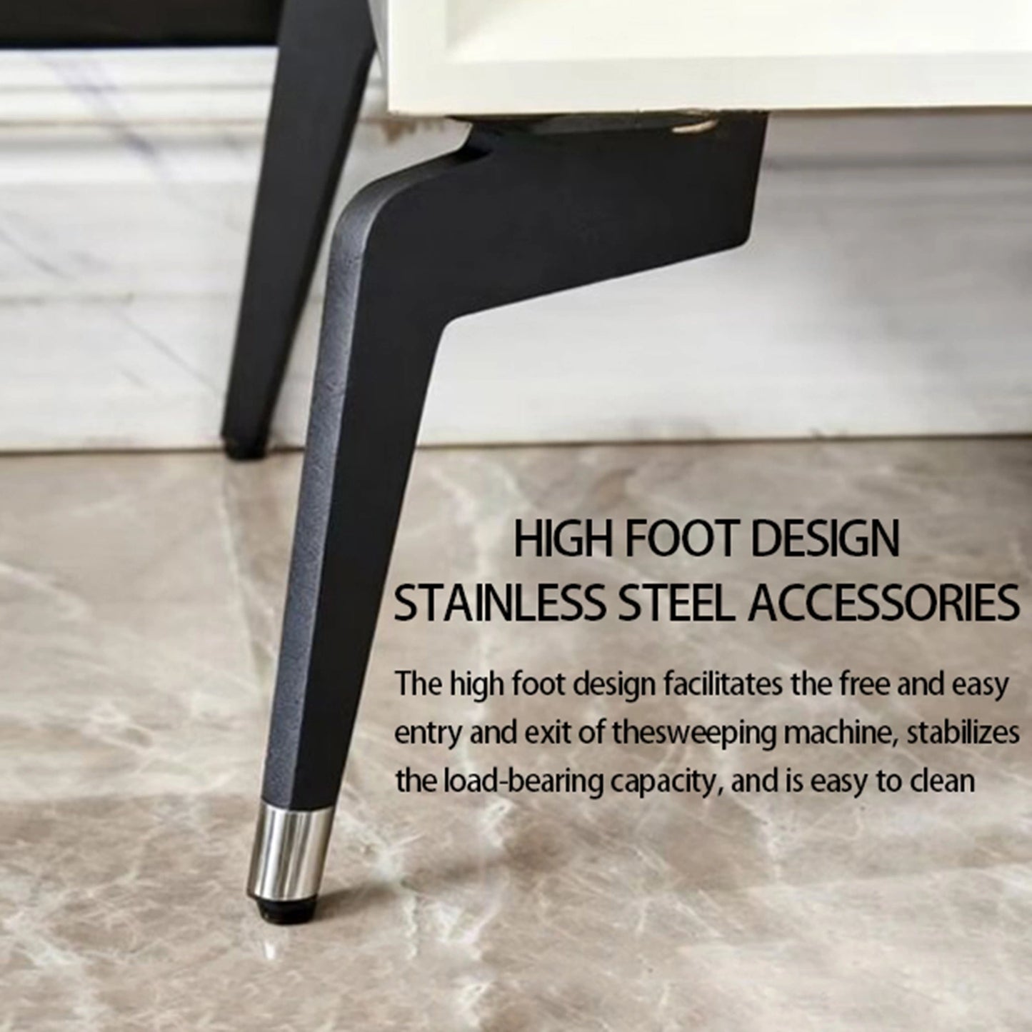 Aihm-Lon Electric Fireplace with Realistic Flame and 2 Storage Drawers 79”