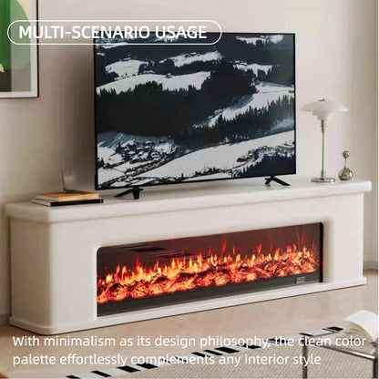 Aihm-Lon Simple Electric Fireplace Includes French Curved Edges 71”-83”