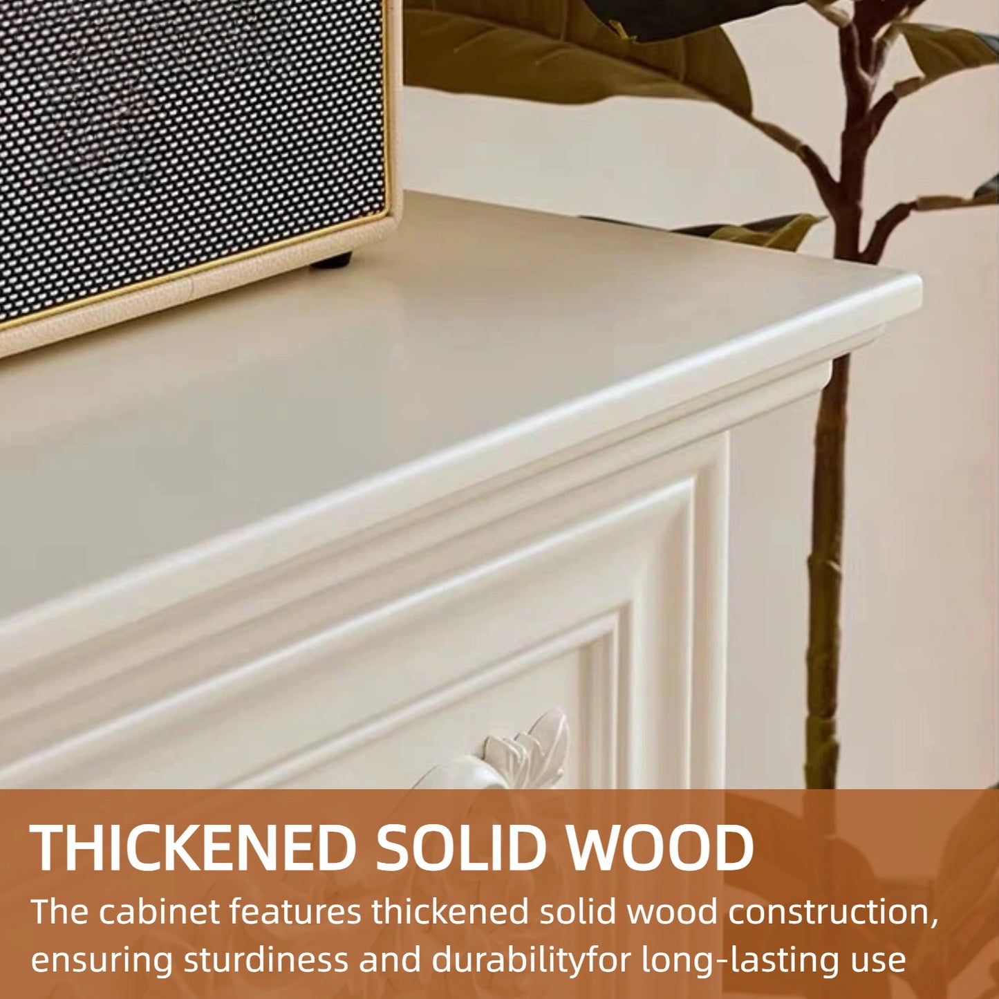 Aihm-Lon Vintage Electric Fireplace with Real Flame Effect Tall TV Stand 47”-59”