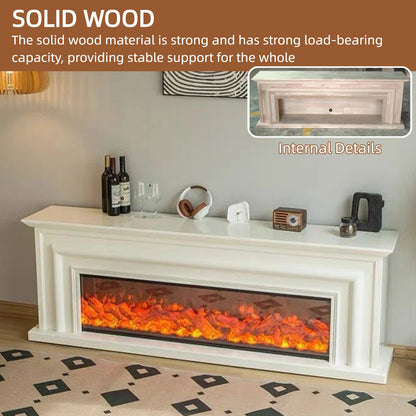 Aihm-Lon Modern Electric Fireplace Includes Fake Flame Insert