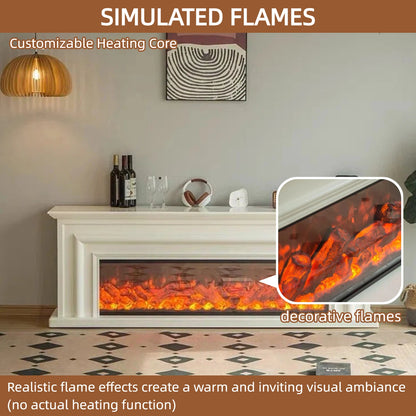 Aihm-Lon Modern Electric Fireplace Includes Fake Flame Insert