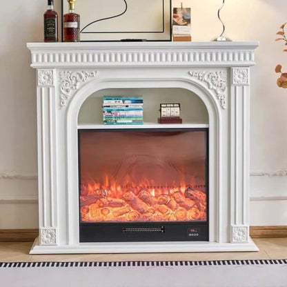Aihm-Lon Electric Fireplace Includes Arched Frames & 3D Carved 39”-59”