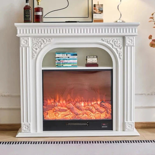 Aihm-Lon Electric Fireplace Includes Arched Frames & 3D Carved 39”-59”