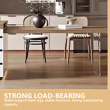 Aihm-Lon Modern Solid Wood Kitchen Island with Extendable Table  94.48"-102.36"