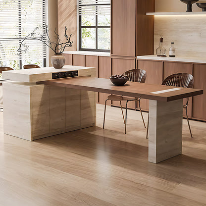 Aihm-Lon Adjustable Extendable Kitchen Island Table 47.24"-70.86"