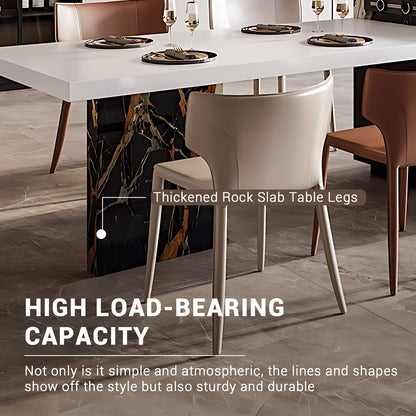 Aihm-Lon Large Kitchen Island with Extendable Dinning Table 85.03"-100.78"