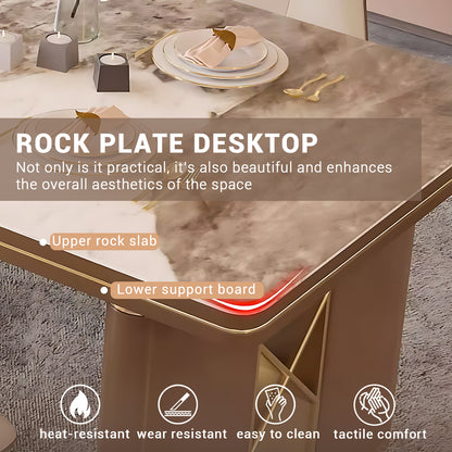 Aihm-Lon Kitchen Island with Extendable Table Side Storage Cabinet  66.92"-82.67"