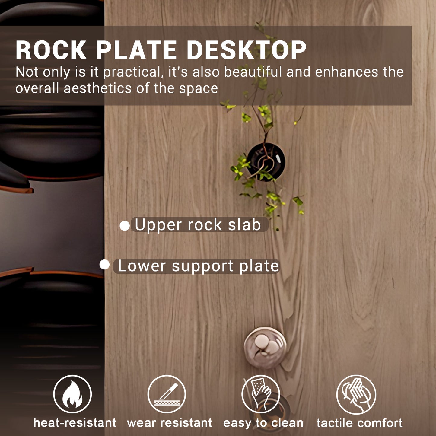 Aihm-Lon Kitchen Island with Extendable Table and Open Storage 85.82"-109.44"