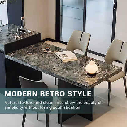 Aihm-Lon Kitchen Island with Unique Extendable Dining Table 93.7"-101.57"