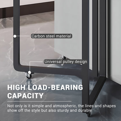 Aihm-Lon Gray Kitchen Island with Extendable Table Chairs 55.11"-62.99"