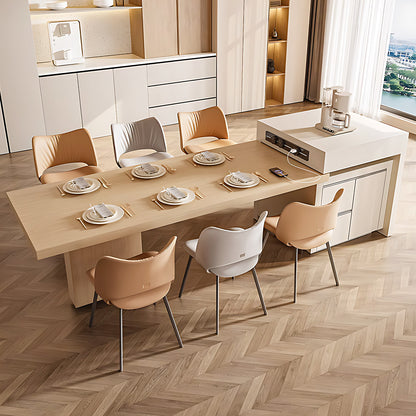 Aihm-Lon Large Kitchen Island with Extendable Dinning Table 89.76"-97.63"