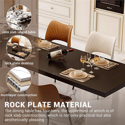 Aihm-Lon Kitchen Island with Unique Island Extendable Table 92.12"-99.99"