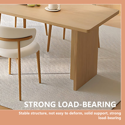 Aihm-Lon Kitchen Island with White Countertop Extendable Table  61.41"-81.10"