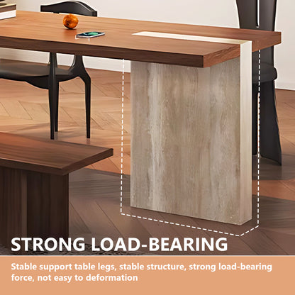 Aihm-Lon Kitchen Island with Extendable Table Drawer Storage 86.61"-102.36"