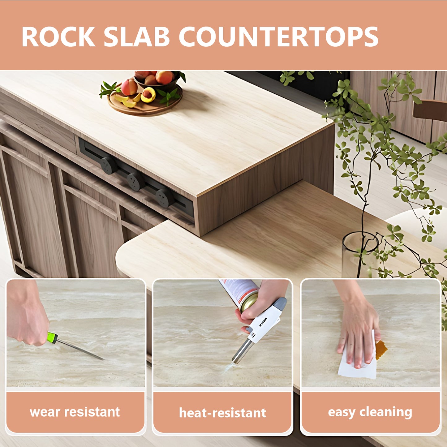 Aihm-Lon Kitchen Island with Rolling Extendable Table 96.45"