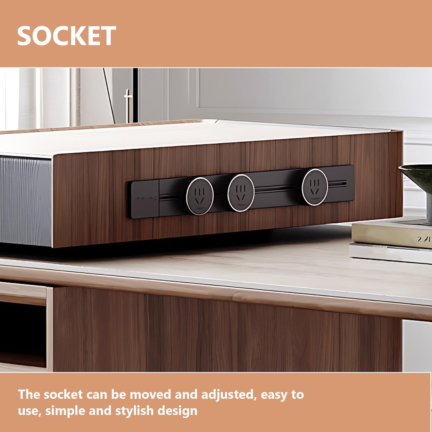 Aihm-Lon Kitchen Island with Extendable Table Wheels Drawers 61.03"-76.77"