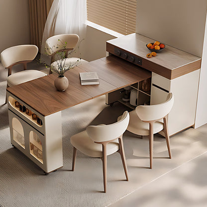 Aihm-Lon Kitchen Island with Foldable Extendable Table 82.67"