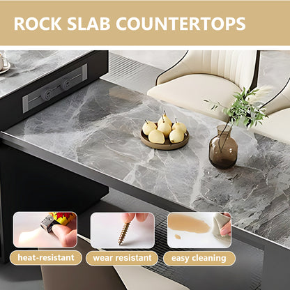 Aihm-Lon  Modern Kitchen Island with Extendable Table 51.18"-66.92"