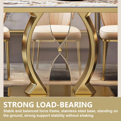 Aihm-Lon Luxury Movable Kitchen Island with Storage 82.67"-98.42"