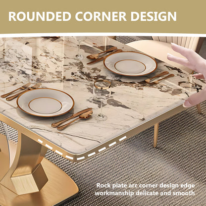 Aihm-Lon Luxury Movable Kitchen Island with Storage 82.67"-98.42"