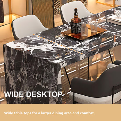 Aihm-Lon Kitchen Island with Extendable Table and Bar Storage 86.61"-98.42"