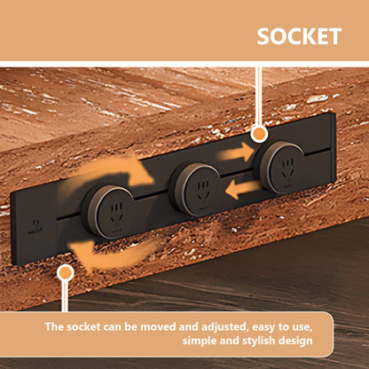 Aihm-Lon Wooden Kitchen Island with Sink Extendable Table 86.61"-98.42"