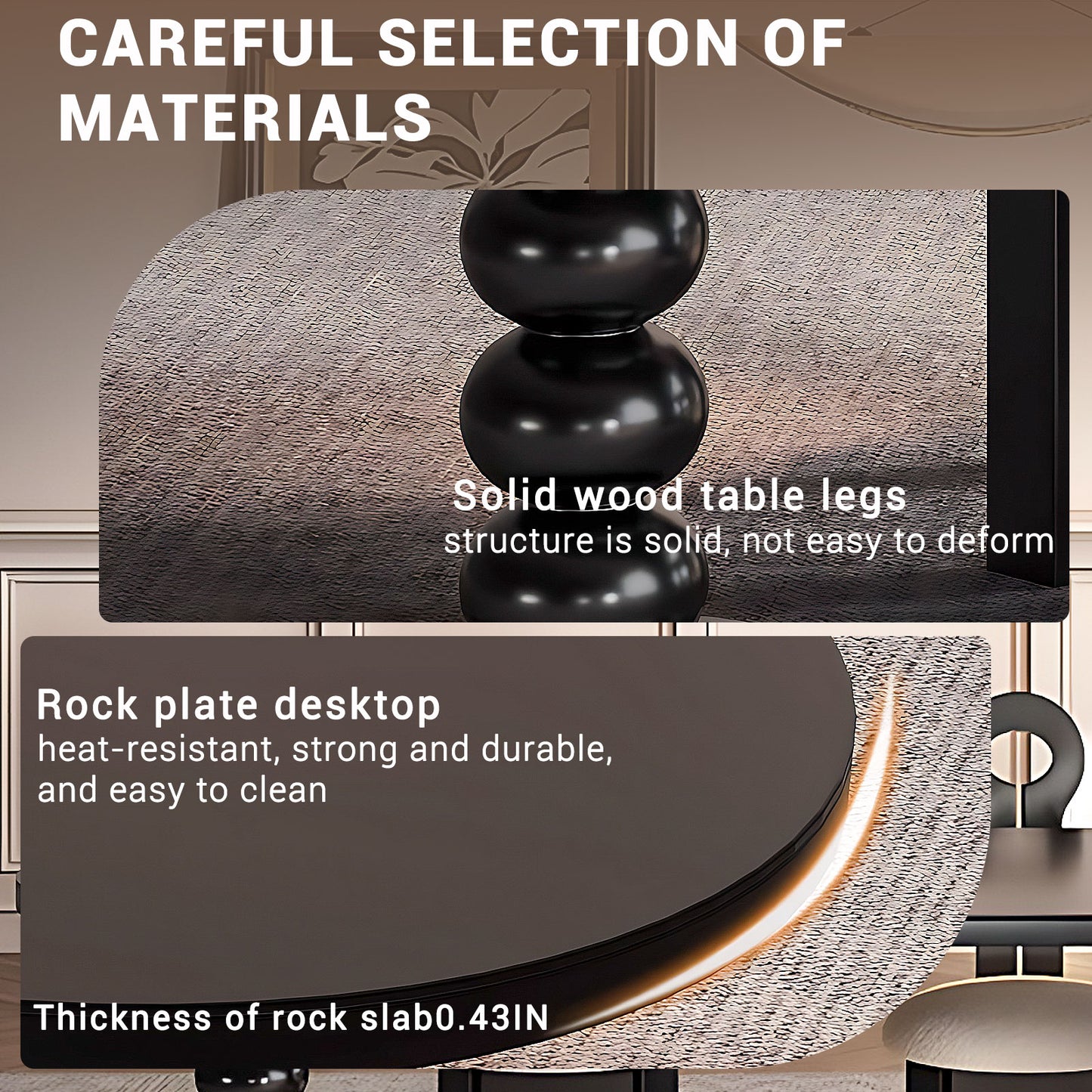 Aihm-Lon Kitchen Island with Extendable Table Pull-Out Cabinets  97.63"-105.51"